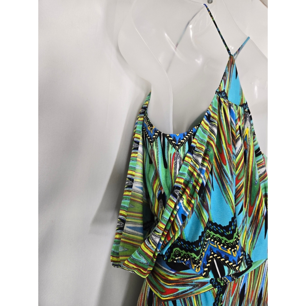 T-Bags Los Angeles Tie Front Maxi Dress - Picture 10 of 15